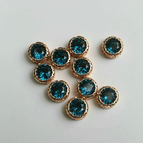 10 teil/los DIY herz kristall tasten zirkonia taste für mantel Strass CZ schmuck nähen tasten für kleidung-blau 10 teil/los DIY herz kristall tasten zirkonia taste für mantel Strass CZ schmuck nähen tasten für kleidung-blau von YJMYZ