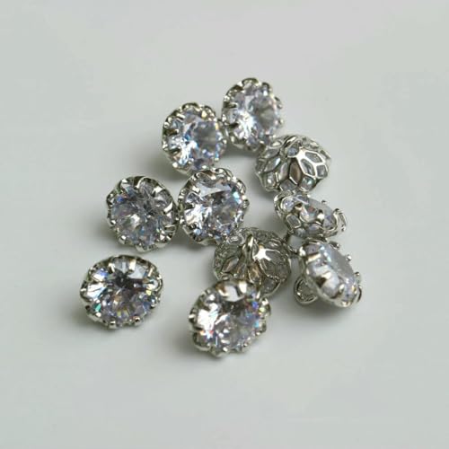 10 teil/los DIY herz kristall tasten zirkonia taste für mantel Strass CZ schmuck nähen tasten für kleidung-weiß 10 teil/los DIY herz kristall tasten zirkonia taste für mantel Strass CZ schmuck nähen tasten für kleidung-weiß von YJMYZ