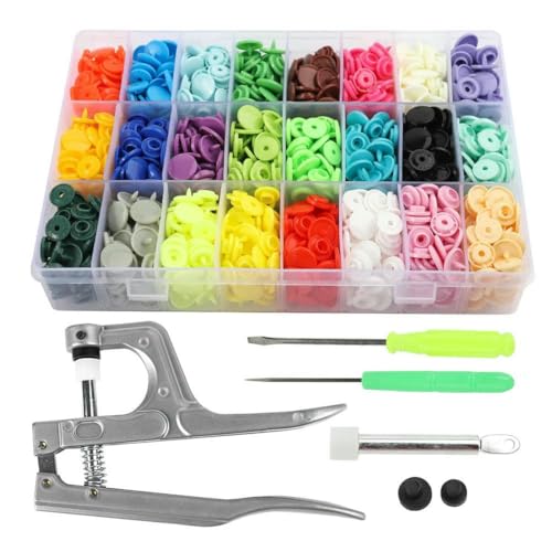 360 Sets T5 Druckknöpfe mit Druckknöpfen, Zangen-Werkzeugsatz und Organizer-Behältern, Drucknaht-Druckknöpfen, Druckknöpfen-360set 360 Sets T5 Druckknöpfe mit Druckknöpfen, Zangen-Werkzeugsatz und Organizer-Behältern, Drucknaht-Druckknöpfen, Druckknöpfen-360set von YJMYZ