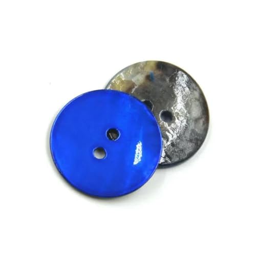 50 Stück bunte Muschelknöpfe, Druckknöpfe für Kleidung, dekorierte Knöpfe für Kunsthandwerk, Knöpfe für Babykleidung, Nähzubehör, Blau, 12,5 mm 50 Stück bunte Muschelknöpfe, Druckknöpfe für Kleidung, dekorierte Knöpfe für Kunsthandwerk, Knöpfe für Babykleidung, Nähzubehör, Blau, 12,5 mm von YJMYZ
