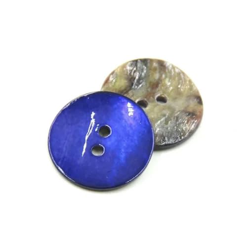 50 Stück bunte Muschelknöpfe, Druckknöpfe für Kleidung, dekorierte Knöpfe für Kunsthandwerk, Knöpfe für Babykleidung, Nähzubehör, Dunkelblau, 15 mm 50 Stück bunte Muschelknöpfe, Druckknöpfe für Kleidung, dekorierte Knöpfe für Kunsthandwerk, Knöpfe für Babykleidung, Nähzubehör, Dunkelblau, 15 mm von YJMYZ