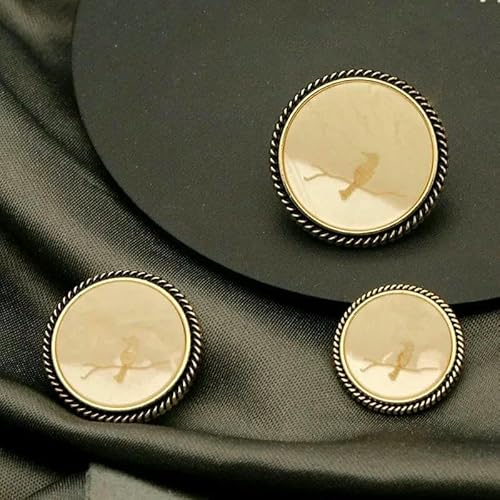 6 Stück 18 mm 22 mm 25 mm Vogeldekor Metallperlen Gold Baby Schwarz Jeansknöpfe für Kleidung Handwerk Handarbeiten Nähen Günstig -2-18mm 6 Stück 6 Stück 18 mm 22 mm 25 mm Vogeldekor Metallperlen Gold Baby Schwarz Jeansknöpfe für Kleidung Handwerk Handarbeiten Nähen Günstig -2-18mm 6 Stück von YJMYZ