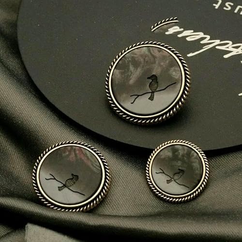 6 Stück 18 mm 22 mm 25 mm Vogeldekor Metallperlen Gold Baby Schwarz Jeansknöpfe für Kleidung Handwerk Handarbeiten Nähen Günstig -4-25 mm 6 Stück 6 Stück 18 mm 22 mm 25 mm Vogeldekor Metallperlen Gold Baby Schwarz Jeansknöpfe für Kleidung Handwerk Handarbeiten Nähen Günstig -4-25 mm 6 Stück von YJMYZ