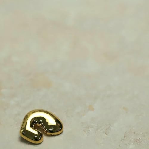 6 Stück C-Buchstabe, modisch, schlicht, Persönlichkeitsdesign, gold-silberne Metallknöpfe zum Nähen von Kleidung, Damenhemd, Jacke, Zubehör, Gold, 24,0 mm 6 Stück C-Buchstabe, modisch, schlicht, Persönlichkeitsdesign, gold-silberne Metallknöpfe zum Nähen von Kleidung, Damenhemd, Jacke, Zubehör, Gold, 24,0 mm von YJMYZ