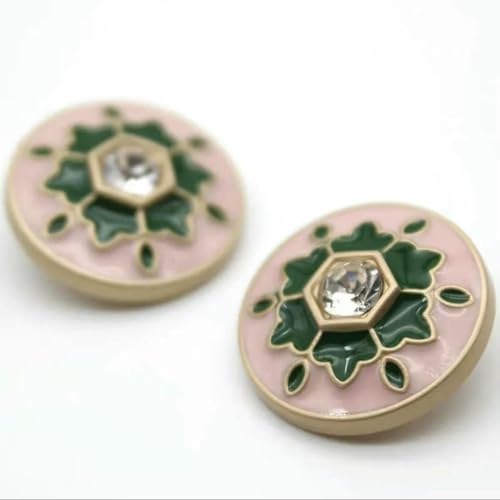 6 Stück Vintage Perlen-Metallknöpfe für Kleidung, Laser-Diamantmuster, Knopf zum Nähen von Damenkleidern, DIY-5-256-3-25 mm 6 Stück Vintage Perlen-Metallknöpfe für Kleidung, Laser-Diamantmuster, Knopf zum Nähen von Damenkleidern, DIY-5-256-3-25 mm von YJMYZ