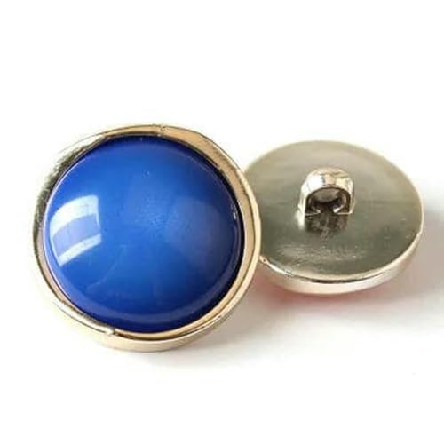 8 Stück/Los 18–30 mm, 20 Farben, hochwertiger farbiger Perlmuttknopf, Damen-Pyjama, Mantel, Kleidung, runde dekorative Knöpfe, C099, Rotwein, 18 mm von YJMYZ