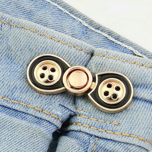 Abnehmbare Metallknöpfe zum Nähen, Druckknopfverschluss, Hosennadel, einziehbare chinesische Cheongsam-Schnallen, Jeans, perfekte Passform, reduziert von YJMYZ