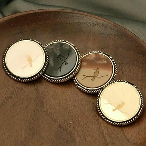 Stück 18 mm 22 mm 25 mm Vogeldekor Metallperlen Gold Baby Schwarz Jeansknöpfe für Kleidung Handwerk Handarbeiten Nähen Günstig - Gemischt - 22 mm 6 Stück Stück 18 mm 22 mm 25 mm Vogeldekor Metallperlen Gold Baby Schwarz Jeansknöpfe für Kleidung Handwerk Handarbeiten Nähen Günstig - Gemischt - 22 mm 6 Stück von YJMYZ