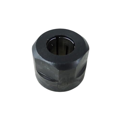 YJQHODY 1 Stück 1/2-Zoll-Spannzangenmutter aus Metall, 20 x 27 mm, schwarze Spannzangenmuttern mit hoher Härte for Graviermaschinen YJQHODY 1 Stück 1/2-Zoll-Spannzangenmutter aus Metall, 20 x 27 mm, schwarze Spannzangenmuttern mit hoher Härte for Graviermaschinen von YJQHODY