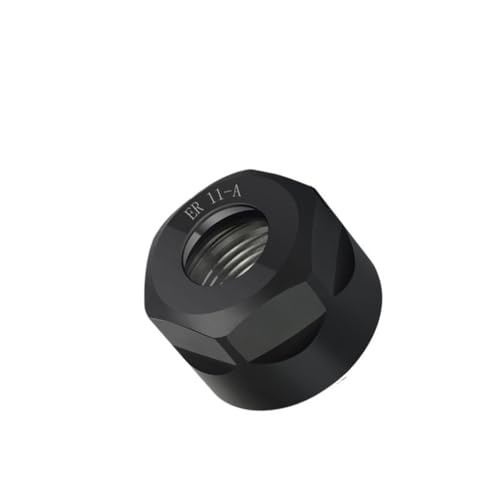 YJQHODY 1 Stück ER11-ER32 Metallspannmutter, A/M/UM-Typ Anti-Lockerungs-Sammelspannmutter for CNC-Graviermaschine(19mm*11.3mm) von YJQHODY