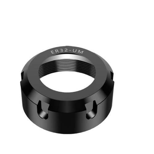 YJQHODY 1 Stück ER11-ER32 Metallspannmutter, A/M/UM-Typ Anti-Lockerungs-Sammelspannmutter for CNC-Graviermaschine(50mm*23.5mm) von YJQHODY