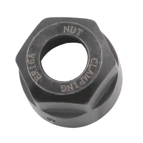 YJQHODY 1 Stück ER16 Metallspannzangenmutter, M19x1 M22x1,5 ER16-A/B Hochtemperaturbeständige Spannzangenspannmutter for Maschinen(Green) von YJQHODY