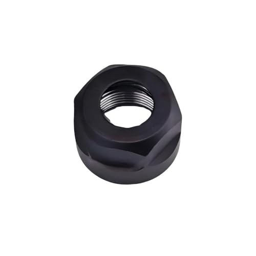YJQHODY 1 Stück ER20 A/M-Spannzangenmutter, hochharte Metall-Spannzangenmutter for Fräserhalter(Black) von YJQHODY