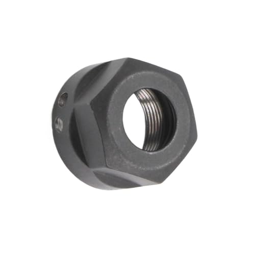 YJQHODY 1 Stück ER20-A Spannzangenmutter Normal/Ausgewogen, Schwarz/Silber Gute Zähigkeit Spannzangenmutter for CNC-Spannfutterhalter(Brown) von YJQHODY