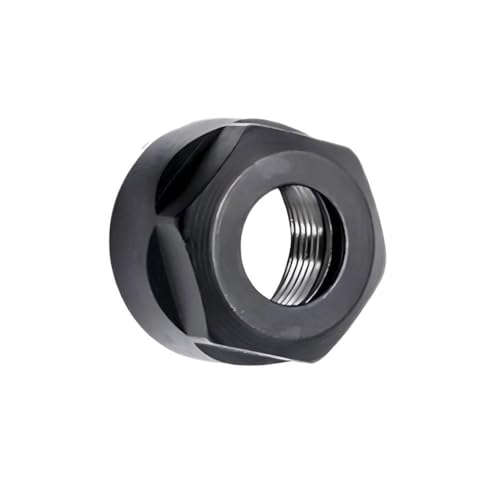 YJQHODY 1 Stück ER8/11/16/20 Metall-Spannzangenmutter Typ A, Spannzangenspannmutter mit guter Zähigkeit for Fräsen von ER-Spannzangen(M14*0.75) von YJQHODY
