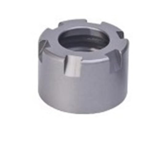 YJQHODY 1 Stück ER8-ER32 Spannzangen-Klemmmutter aus Metall, A/M/UM-Typ Spannzangen-Klemmmutter mit hoher Härte for Spannfutterhalter-Drehmaschine(M24X1.0P) von YJQHODY