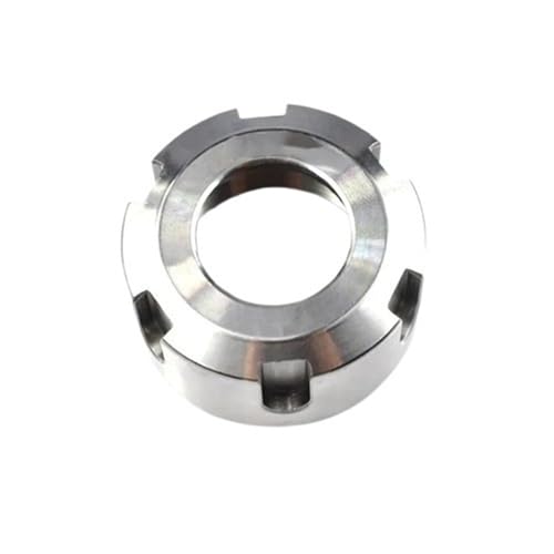 YJQHODY 1 Stück ER8-ER40 Spannzangen-Spannmutter, Um/M-Typ Hochpräzise Metall-Spannzangenmutter for CNC-Spannfutterhalter(M32*1.5) von YJQHODY
