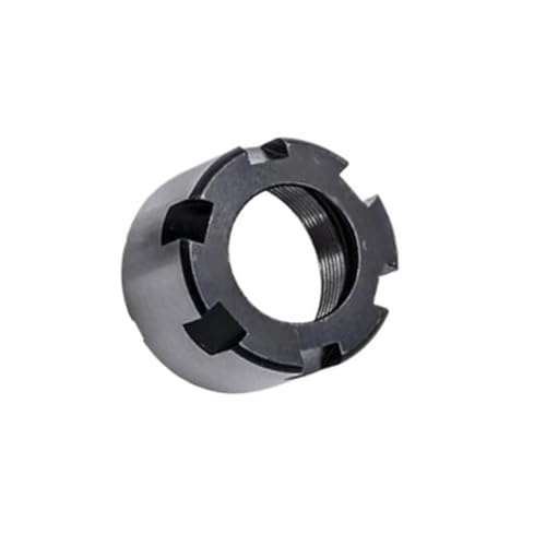 YJQHODY 1 Stück Federspannzangenmutter ER11-ER32, Spannzangenmutter aus Metall mit guter Zähigkeit for CNC-Fräsfutterhalter(M13*0.75) von YJQHODY