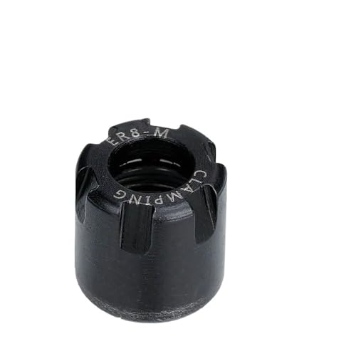 YJQHODY 1 Stück Spannmutter ER8-40, Typ A/M/UM, abriebfeste Spannmutter for die Metallbearbeitung for CNC-Maschinenfutter(12mm*10.81mm) von YJQHODY