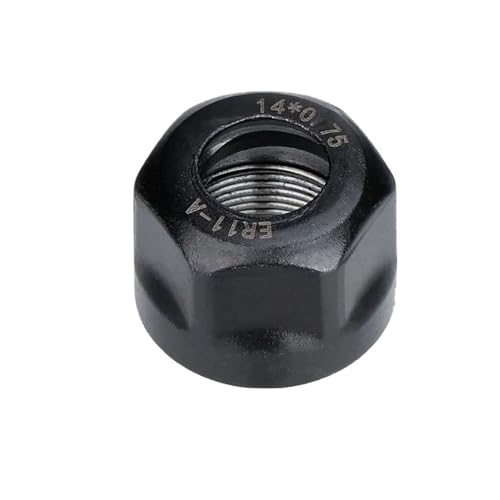 YJQHODY 1 Stück Spannmutter ER8-40, Typ A/M/UM, abriebfeste Spannmutter for die Metallbearbeitung for CNC-Maschinenfutter(19mm*11.3mm) von YJQHODY