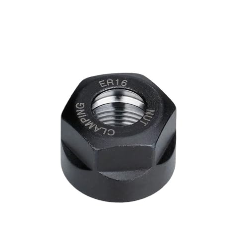 YJQHODY 1 Stück Spannmutter ER8-40, Typ A/M/UM, abriebfeste Spannmutter for die Metallbearbeitung for CNC-Maschinenfutter(28mm*17.5mm) von YJQHODY