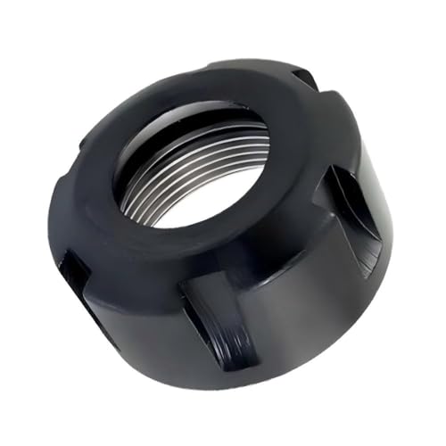YJQHODY 1 Stück schwarze Spannzangenmutter 42 x 21 mm, ER25UM Anti-Lockerungs-Metallspannzangenmutter for die Reparatur von CNC-Spannfuttern YJQHODY 1 Stück schwarze Spannzangenmutter 42 x 21 mm, ER25UM Anti-Lockerungs-Metallspannzangenmutter for die Reparatur von CNC-Spannfuttern von YJQHODY