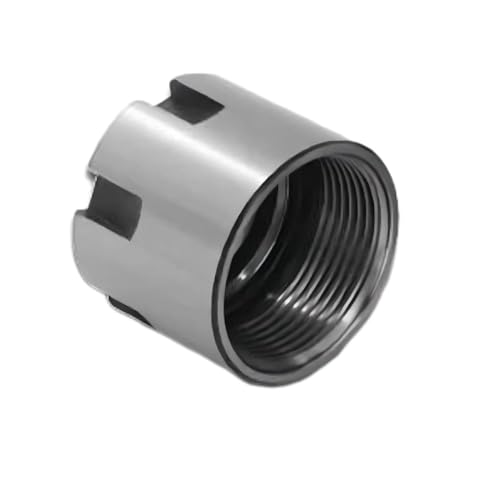 YJQHODY 1-teilige Spannfutter-Klemmmutter, ER8-ER32 M/UM-Typ Anti-Lockerungs-Federspannzangen-Klemmmutter for CNC-Maschinenfutter(M10*0.75) von YJQHODY