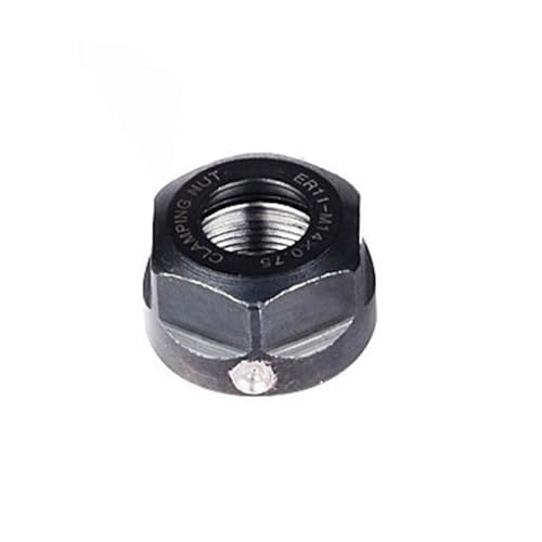 YJQHODY 1-teilige Spannmutter for Spannfutter, ER11/ER16/ER20/ER25/ER32, ausbalancierte Federmetall-Spannmutter for CNC-Spannzangen(M14*0.75) von YJQHODY