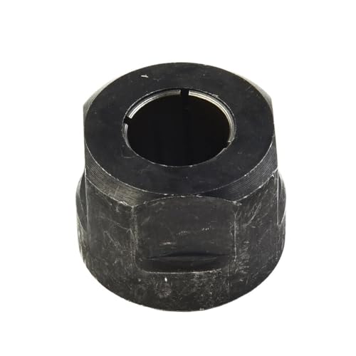 YJQHODY 1-teilige Spannzangenmutter aus Metall, 12,5 mm Lochdurchmesser, Haltbarkeit, schwarze Federspannmutter for CNC-Maschinenfutter YJQHODY 1-teilige Spannzangenmutter aus Metall, 12,5 mm Lochdurchmesser, Haltbarkeit, schwarze Federspannmutter for CNC-Maschinenfutter von YJQHODY