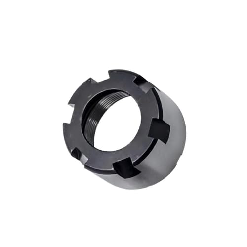 YJQHODY 1-teilige Spannzangenmutter aus Metall, ER8-ER40 M/Um-Typ, praktische Spannzangenmutter for Holzbearbeitungsmaschinen(M10*0.75) von YJQHODY