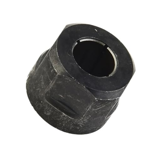YJQHODY 1-teilige Spannzangenmutter aus schwarzem Metall, 20 mm x 27 mm, Spannzangenmutter mit erhöhter Härte for Fräserhalter YJQHODY 1-teilige Spannzangenmutter aus schwarzem Metall, 20 mm x 27 mm, Spannzangenmutter mit erhöhter Härte for Fräserhalter von YJQHODY