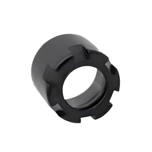 YJQHODY 10 Stück ER8-ER25 Spannzangenmuttern aus Metall, Spannfuttermuttern vom Typ A/M/UM for Fräser(M19x1.0) von YJQHODY