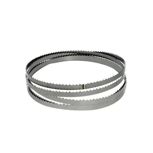 YJQHODY 2 Stück Bandsägeblätter aus Kohlenstoffstahl, Länge 2240 mm, Hartsilber-Bandsägeblätter 6 TPI for Schneiden von Stahlplatten YJQHODY 2 Stück Bandsägeblätter aus Kohlenstoffstahl, Länge 2240 mm, Hartsilber-Bandsägeblätter 6 TPI for Schneiden von Stahlplatten von YJQHODY