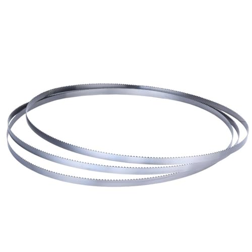 YJQHODY 3 Stück Bandsägeblätter 1200 mm x 16 mm x 0,56 mm, hochfeste 4-Zähne-Bandsägeblätter for Knochen und Fleisch von YJQHODY