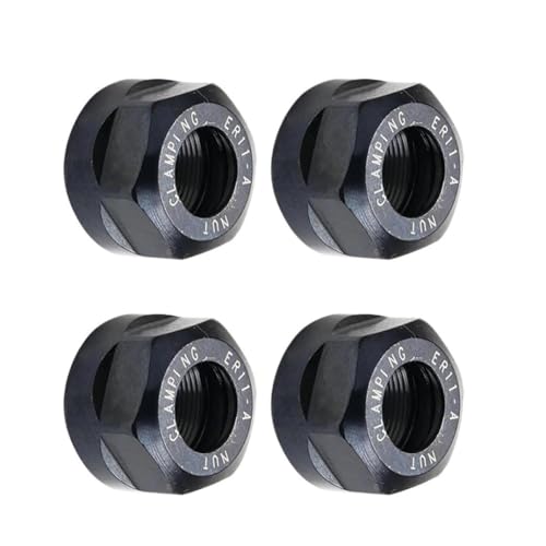 YJQHODY 4 Stück M14 x 0,75 mm Metall-Spannfutter-Klemmmuttern, ER11 A-Typ Kompakt-Spannzangen-Klemmmuttern for Fräsen von ER-Spannzangen YJQHODY 4 Stück M14 x 0,75 mm Metall-Spannfutter-Klemmmuttern, ER11 A-Typ Kompakt-Spannzangen-Klemmmuttern for Fräsen von ER-Spannzangen von YJQHODY