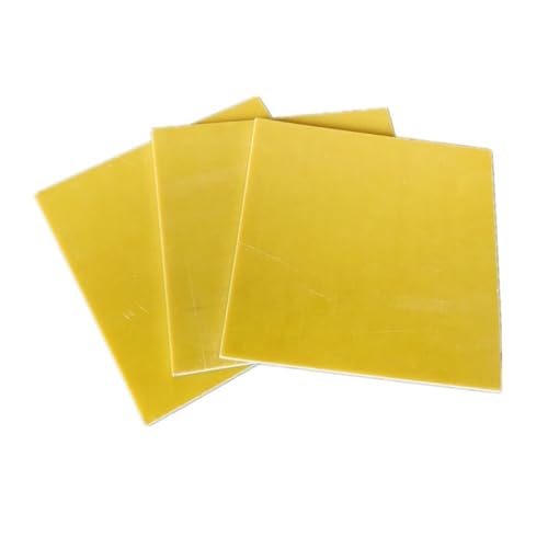 YJQHODY 5 Stück Fiberglas-Massivplatten, 3240 Epoxidharz-Faserplatten 1 x 200 x 200 mm for elektrische mechanische Unterstützung von YJQHODY