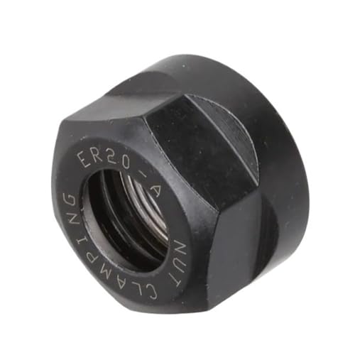 YJQHODY 5 Stück Spannfutter-Klemmmuttern ER20 A Typ, abriebfeste Spannzangen-Klemmmuttern for CNC-Fräsfutter YJQHODY 5 Stück Spannfutter-Klemmmuttern ER20 A Typ, abriebfeste Spannzangen-Klemmmuttern for CNC-Fräsfutter von YJQHODY