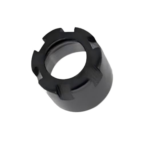 YJQHODY 5 Stück Spannmuttern M10x0,75, ER8-ER40 A/M/UM Typ Hochhärtende Metallspannzangenmuttern for Spannfutterhalter-Drehmaschine(M19x1.0) von YJQHODY