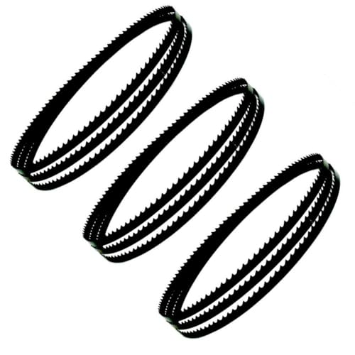YJQHODY Bandsägeblätter for Holzschneiden, 59-1/2 Zoll x 1/4 Zoll, 14 TPI, Skill-Sägeblätter for die Innendekoration, 3 Stück von YJQHODY