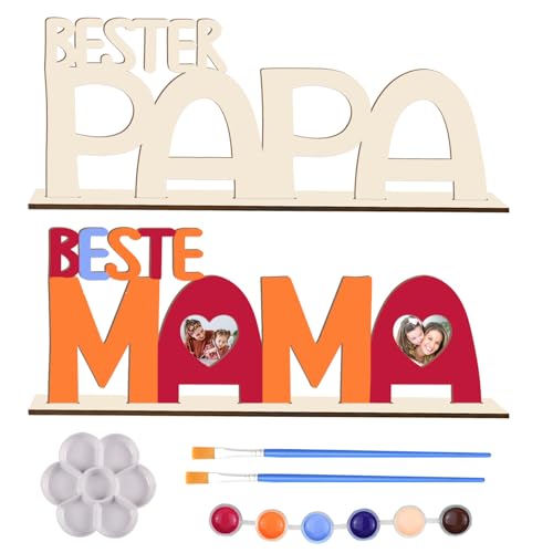 YJSDDNTY MAMA PAPA Geschenk Holzbuchstaben Bastelset Holz Bilderrahmen, Papa Mama Geburtstagsgeschenk Holznamen Bemalen Fotos für Mutter Vater Geburtstag Vatertag Muttertag Geschenk YJSDDNTY MAMA PAPA Geschenk Holzbuchstaben Bastelset Holz Bilderrahmen, Papa Mama Geburtstagsgeschenk Holznamen Bemalen Fotos für Mutter Vater Geburtstag Vatertag Muttertag Geschenk von YJSDDNTY