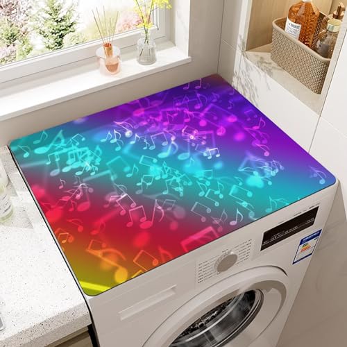 Waschtrockner-Arbeitsplatte,GroßE Waschmaschinen- Und Trocknerabdeckungen FüR Die Oberseite,Rutschfeste,Wasserdichte Silikon-Trockner-Oberseite,Schutzmatte,Waschtrockner Topper (Color 3,60 x60 cm) von YJSZY