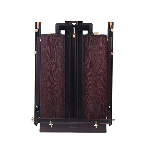 YJYJY Box-Staffelei, Feld-Skizzierstaffelei, Massivholz, Multifunktionsstaffelei, tragbar, mobil, dunkler Kaffee YJYJY Box-Staffelei, Feld-Skizzierstaffelei, Massivholz, Multifunktionsstaffelei, tragbar, mobil, dunkler Kaffee von YJYJY