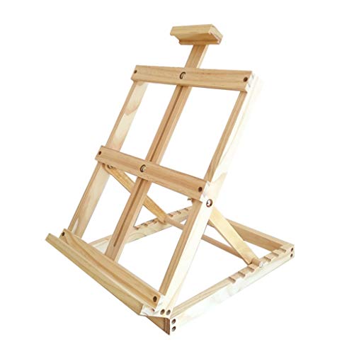 YJYJY Staffelei Art Supply Verstellbare Tischstaffelei für Künstler, Malerei, Massivholz, leichtes, zusammenklappbares Design YJYJY Staffelei Art Supply Verstellbare Tischstaffelei für Künstler, Malerei, Massivholz, leichtes, zusammenklappbares Design von YJYJY