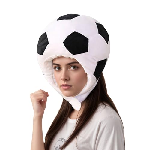 YJZQ Hut Fußball Kostüm Weihnachten Helm Show Gesicht Hut Dekoration und Zubehör für Partys, weiche Mütze mit Kinnschutz, Kappe für Shows, Festivals, Kostüme für Schulbühne YJZQ Hut Fußball Kostüm Weihnachten Helm Show Gesicht Hut Dekoration und Zubehör für Partys, weiche Mütze mit Kinnschutz, Kappe für Shows, Festivals, Kostüme für Schulbühne von YJZQ