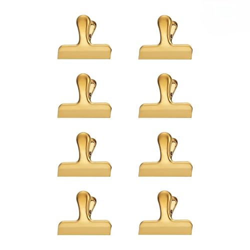 20 Stück kleine Bulldogge Clips Büroklammern,Verschlussklammern Verschlussclips für Lebensmittelbeutel & Tüten 56mm Edelstahl Datei Geld Binder Clips Klammern Mini Metall klammern -Gold 20 Stück kleine Bulldogge Clips Büroklammern,Verschlussklammern Verschlussclips für Lebensmittelbeutel & Tüten 56mm Edelstahl Datei Geld Binder Clips Klammern Mini Metall klammern -Gold von YKAFADE