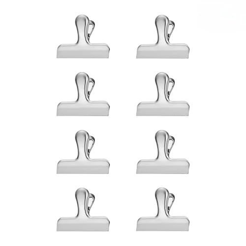 30 Stück kleine Bulldogge Clips Büroklammern,Verschlussklammern Verschlussclips für Lebensmittelbeutel & Tüten 56mm Edelstahl Datei Geld Binder Clips Klammern Mini Metall klammern -Silber 30 Stück kleine Bulldogge Clips Büroklammern,Verschlussklammern Verschlussclips für Lebensmittelbeutel & Tüten 56mm Edelstahl Datei Geld Binder Clips Klammern Mini Metall klammern -Silber von YKAFADE
