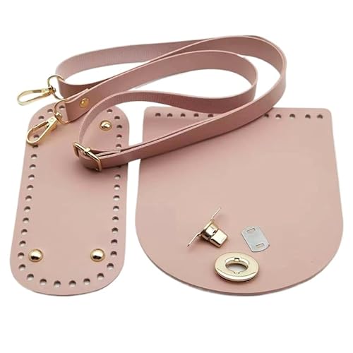 YKAFADE 1 Set DIY-Taschenzubehör, DIY PU Ledertasche Strickset Taschenboden Mit Löchern zum Häkeln Taschenriemen für Taschen-Herstellung Handtasche DIY Strickbeutel Handtasche Schultertasche -Rosa YKAFADE 1 Set DIY-Taschenzubehör, DIY PU Ledertasche Strickset Taschenboden Mit Löchern zum Häkeln Taschenriemen für Taschen-Herstellung Handtasche DIY Strickbeutel Handtasche Schultertasche -Rosa von YKAFADE