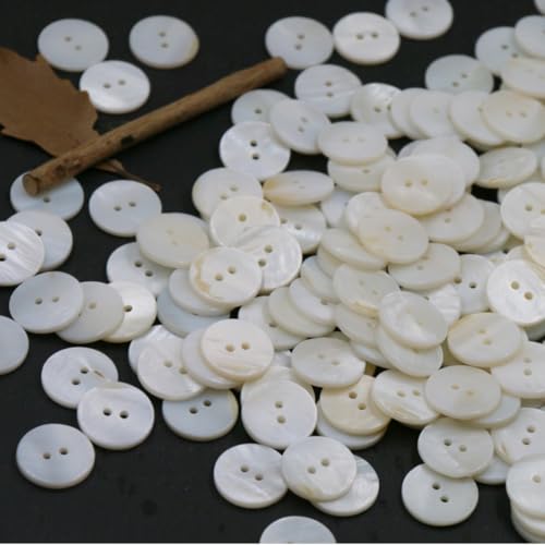 YKAFADE 10 Stück 15mm Natürliche Muschelknöpfe aus Perlmutt - Natürlich Schimmernde Perlmuttknöpfe Hemdknöpfe Runde Knöpfe 2-Loch Zum Nähen, Für Hemden, Anzug, Mantel, Windbreaker, Pullover YKAFADE 10 Stück 15mm Natürliche Muschelknöpfe aus Perlmutt - Natürlich Schimmernde Perlmuttknöpfe Hemdknöpfe Runde Knöpfe 2-Loch Zum Nähen, Für Hemden, Anzug, Mantel, Windbreaker, Pullover von YKAFADE