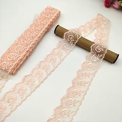 YKAFADE 10 Yard 4cm Breite Stickerei Spitzenbesatz Spitzenband DIY Dekorative Spitze Zierband Dekoband Spitzen Borten Bänder zum Nähen Handwerk Dessous Hochzeitskleid Haus Deko,Sekt YKAFADE 10 Yard 4cm Breite Stickerei Spitzenbesatz Spitzenband DIY Dekorative Spitze Zierband Dekoband Spitzen Borten Bänder zum Nähen Handwerk Dessous Hochzeitskleid Haus Deko,Sekt von YKAFADE