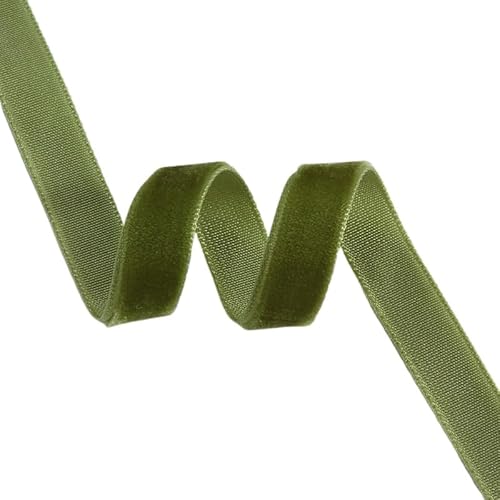YKAFADE 10 Yards Samt Schleifenband Dekoband -25mm Breite Samtband Geschenkband Schmuckband zum Nähen Dekoration für Geschenkverpackung Brautstrauß Basteln Haarschmuck Hochzeit Tischdeko -Grün YKAFADE 10 Yards Samt Schleifenband Dekoband -25mm Breite Samtband Geschenkband Schmuckband zum Nähen Dekoration für Geschenkverpackung Brautstrauß Basteln Haarschmuck Hochzeit Tischdeko -Grün von YKAFADE